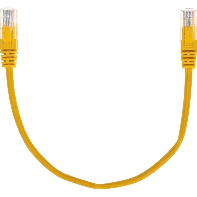 Патч-корд REXANT (02-0105-03) U/UTP, CAT 5e, 26AWG, LSZH, желтый, 0,3м