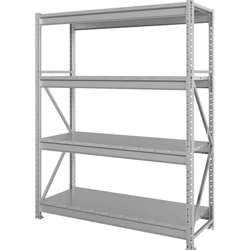 Стеллаж (1002693) металлический MS Pro 200/150x60/4 полки без сборки