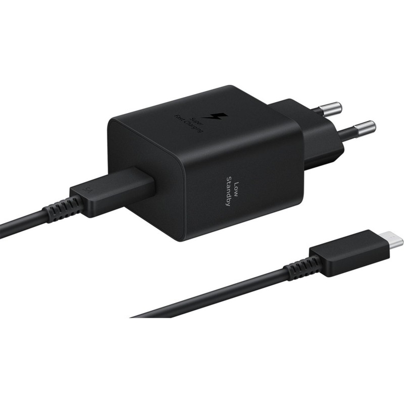 Зарядное устройство сетевое Samsung EP-T4511 45W Type-C Black + cable