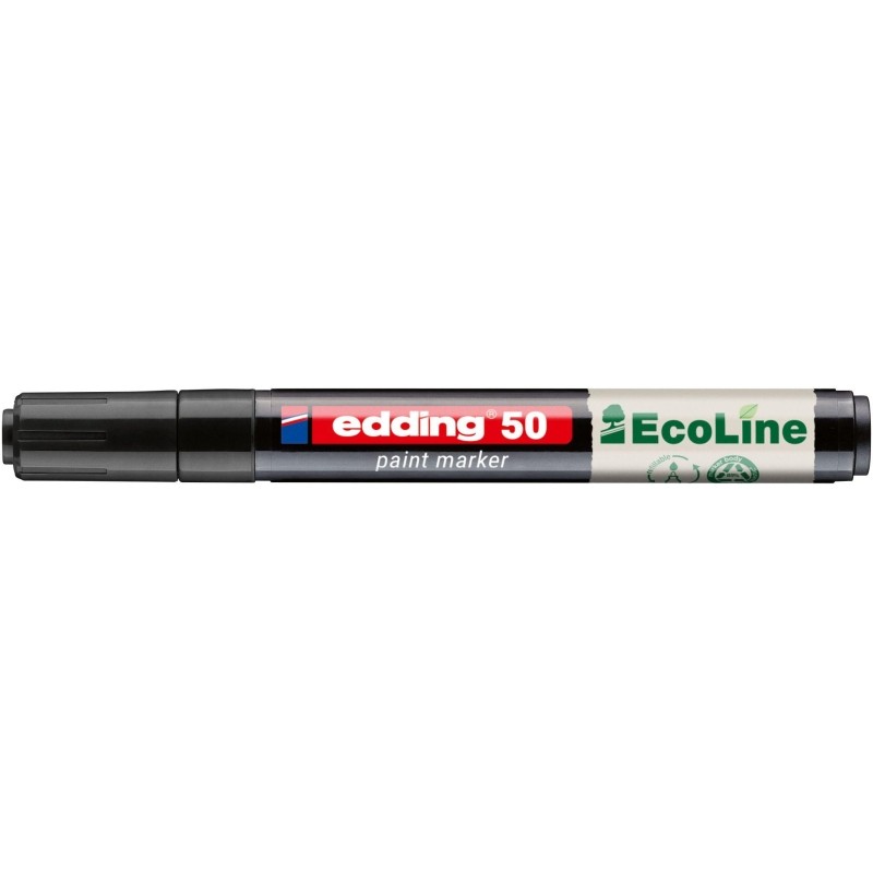 Маркер промышленный лаковый Edding чёрный 2-3 мм (4-50-001)