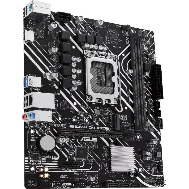Материнская плата ASUS PRIME H610M-K D4 ARGB, s1700,intel H610, 2xDDR4,mATX