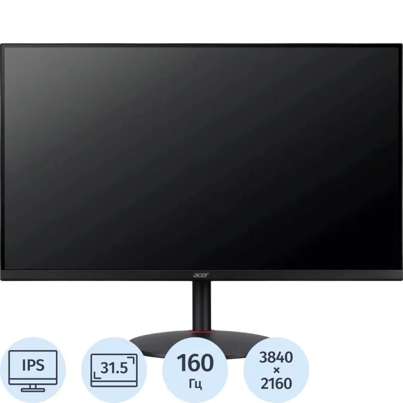 Монитор Acer Nitro (UM.JX2CD.301)31,5/4K UHD/IPS/160Hz/400cd/0,5ms/HDMI/DP