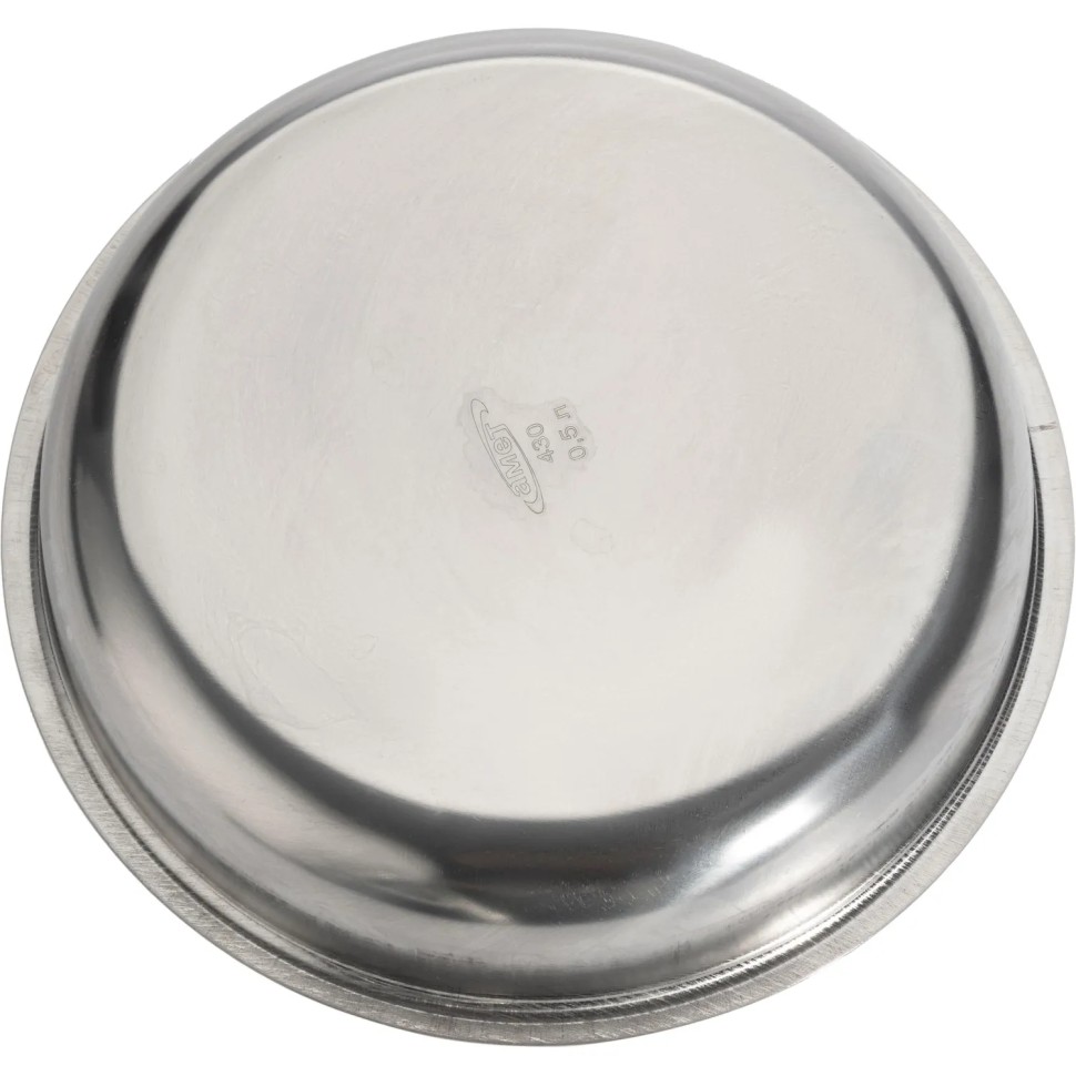 Тарелка глуб нерж 0,5л ТМ Amet