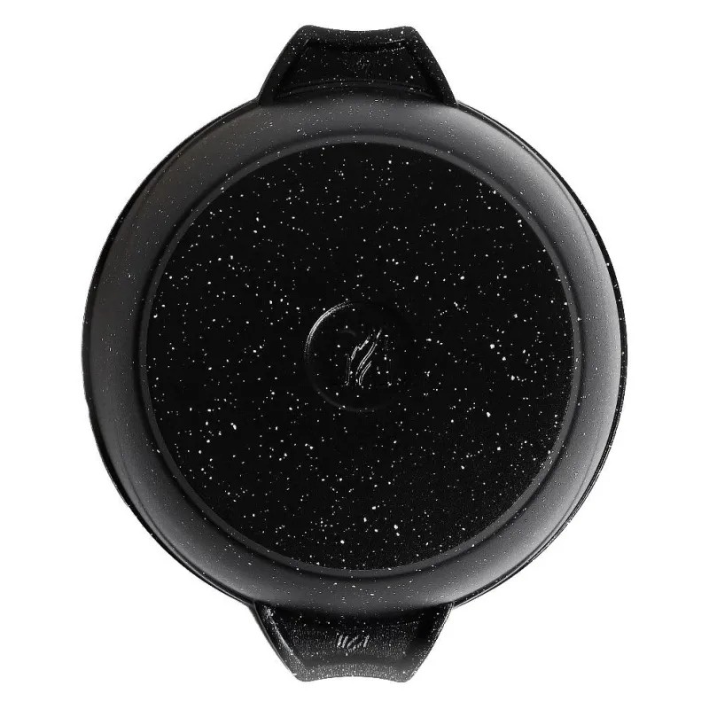 Кастрюля Гранит black, лит. алюм, АП, 2л с несъем/руч и стекл/крышк 42802
