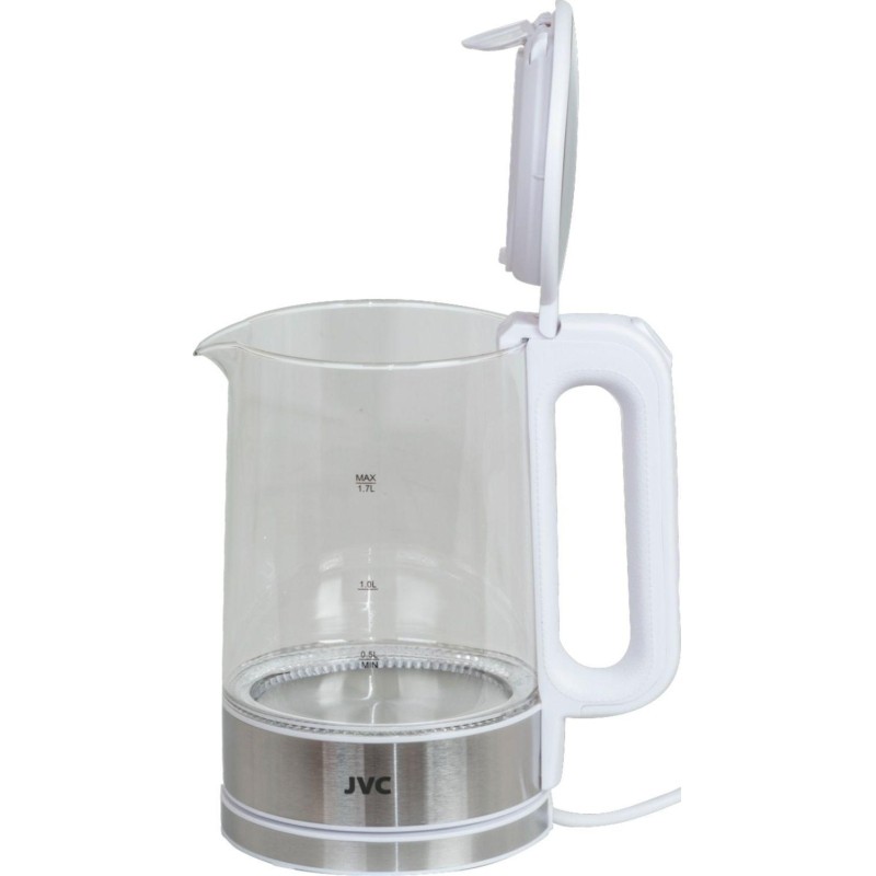 Чайник стеклянный JVC JK-KE1520 white, 1,7л. (4895227621758)
