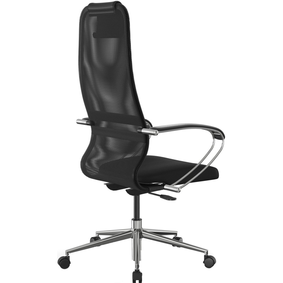 Кресло MT Комус Мебель Easy Chair 675 сетка/ткань,черный,хром