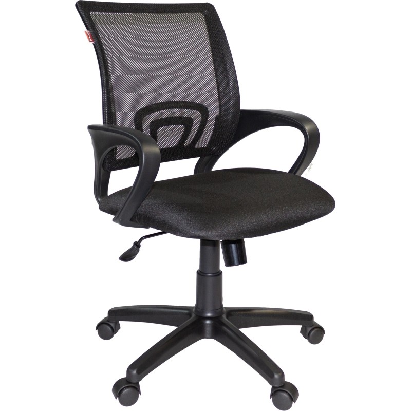 Кресло (329252)Т_VT_EChair-304 TC Net ткань черн/сетка черн, пластик