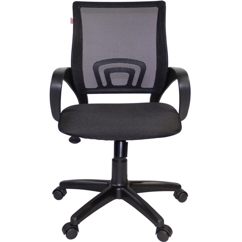 Кресло (329252)Т_VT_EChair-304 TC Net ткань черн/сетка черн, пластик