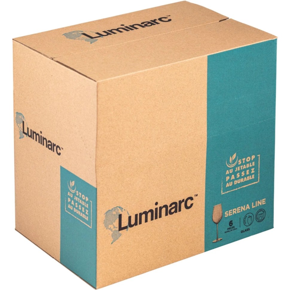 Набор бокалов для вина SERENA LINE 550мл 6шт