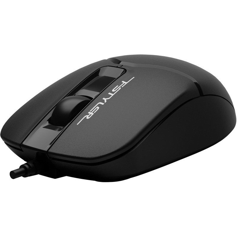 Мышь компьютерная A4Tech Fstyler FM12ST черный 1200dpi silent USB/3but