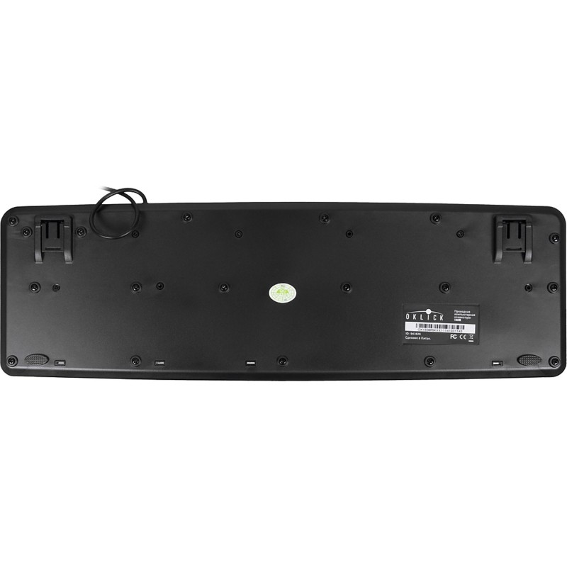 Клавиатура Oklick 180M USB черная