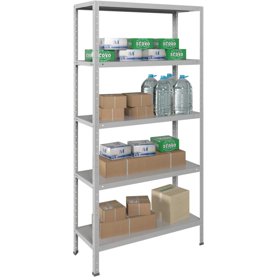 Стеллаж металлический MS Str 200/100х40/5 Стеллаж металлический MS Str 200/100х40/5