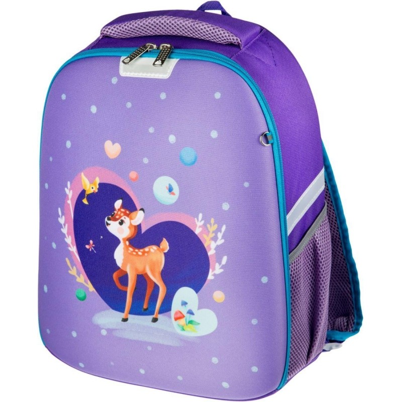 Ранец №1School Light Олененок 1 отд., эргоном. спинка   