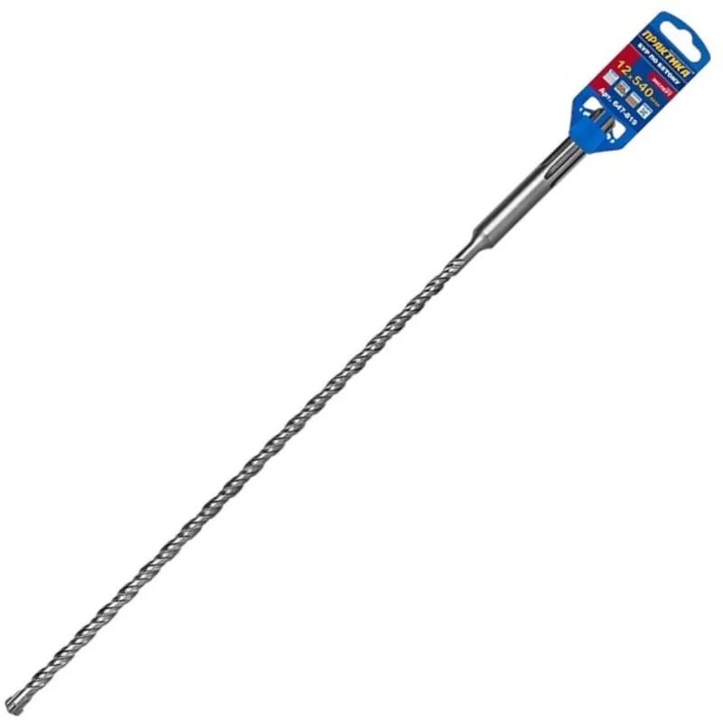 Бур SDS-MAX ПРАКТИКА 12 х 400/540 мм,КВАДРО,Эксперт,по бетону