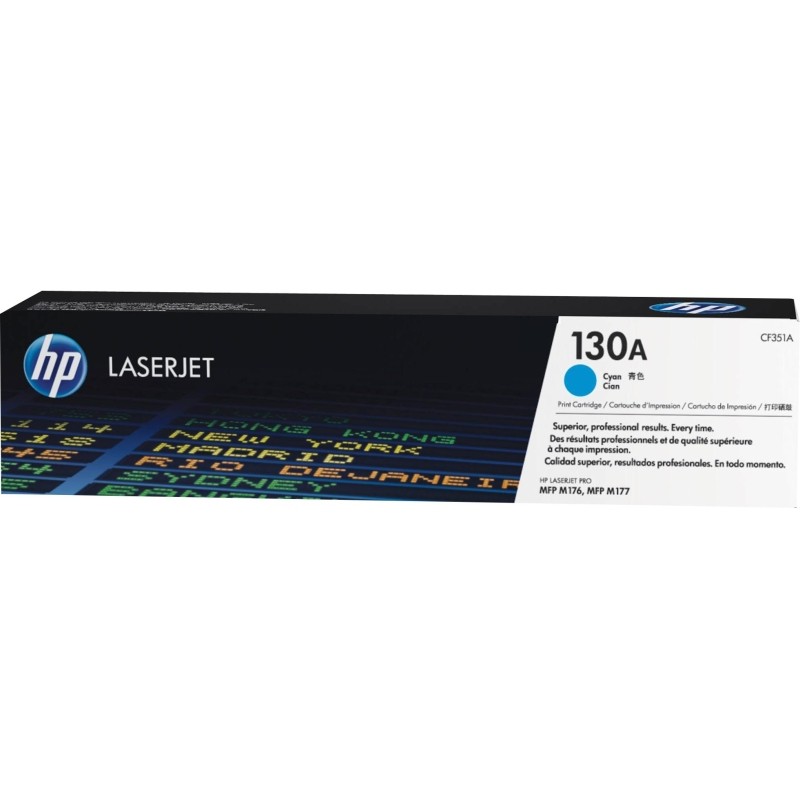 Картридж лазерный HP 130A CF351A гол. для LJ Pro M176n/M177f