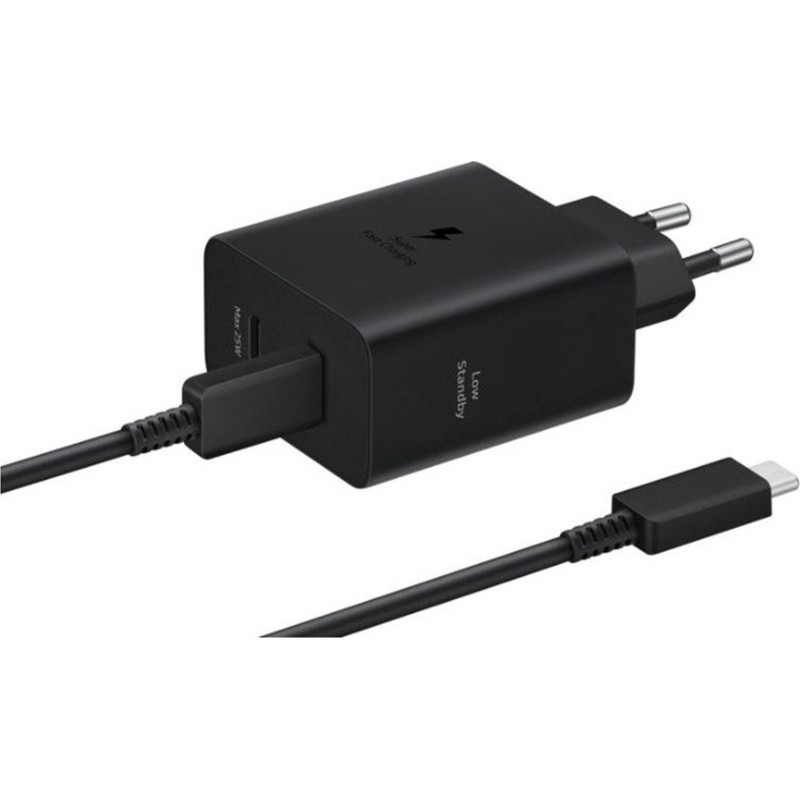 Зарядное устройство сетевое Samsung EP-T5020 50W Duo Type-C Black + cable