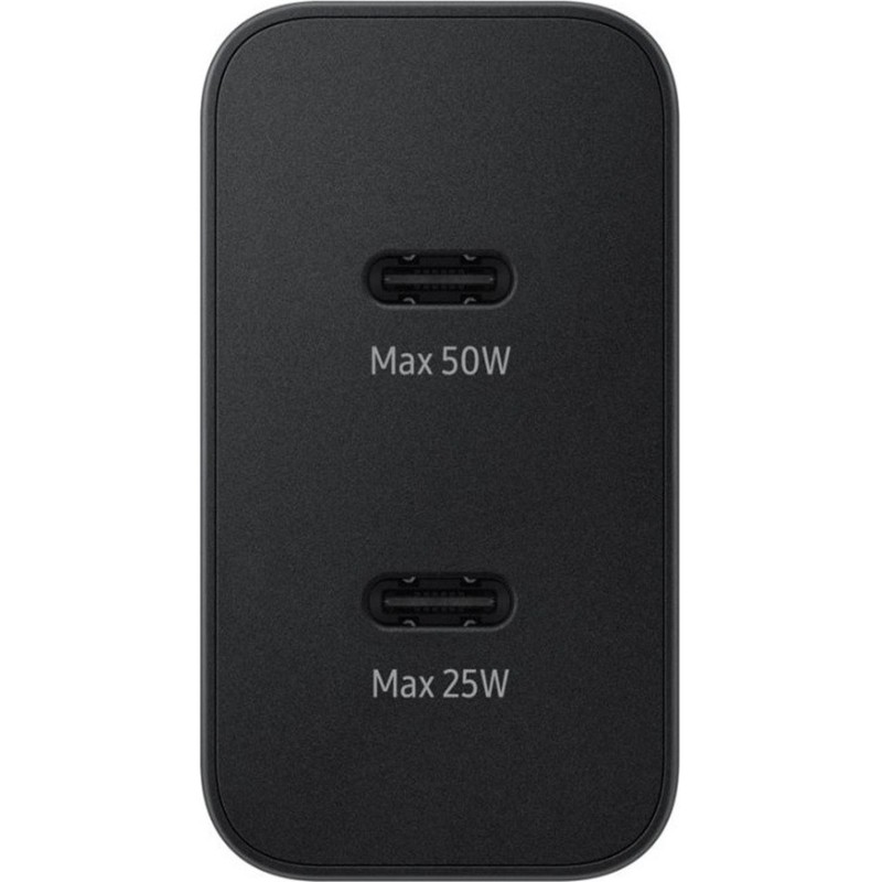 Зарядное устройство сетевое Samsung EP-T5020 50W Duo Type-C Black + cable
