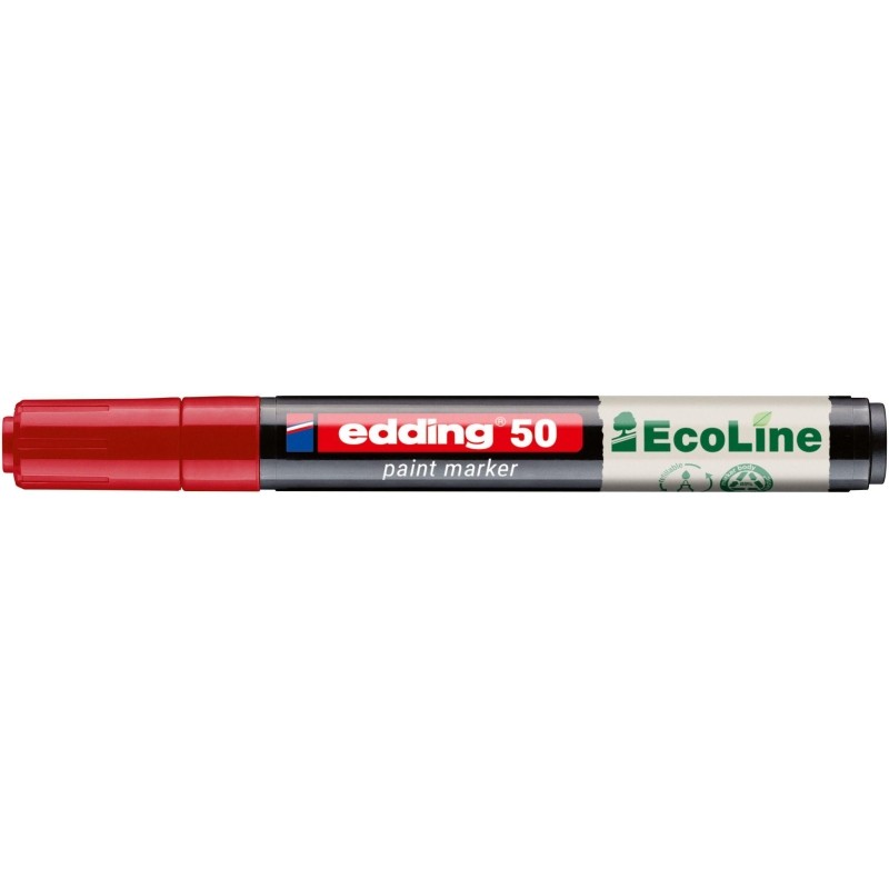 Маркер промышленный лаковый Edding красный 2-3 мм (4-50-002)
