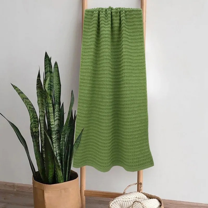 Полотенце махровое УЗБ Рельеф,M 50х80 зел,162471 Полотенце махровое УЗБ Рельеф,M 50х80 зел,162471