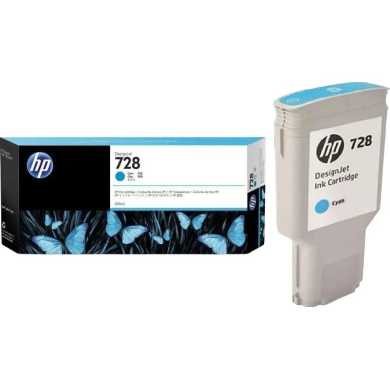 Картридж струйный HP 728 F9K17A гол. 300мл для DJ T730/T830