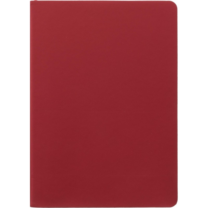 Ежедневник недатированный ATTACHE Soft touch А5, 140х200мм, 136л, красный