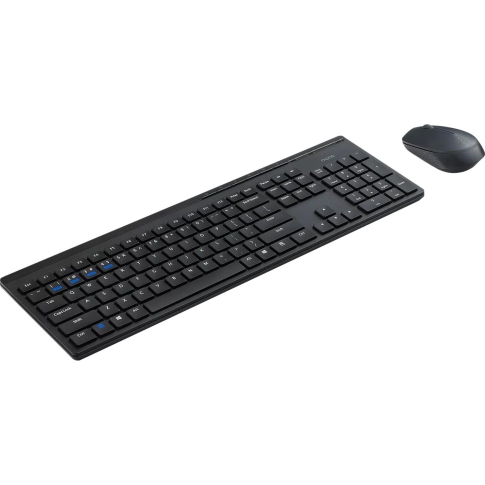 Набор клавиатура+мышь RAPOO беспроводная 8110M, цвет - черный Набор клавиатура+мышь RAPOO беспроводная 8110M, цвет - черный