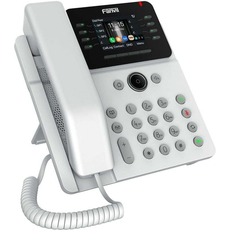 IP-телефон Fanvil V62G White,HD voice,6 SIP,2.8 Inch,Opus+IPV6,15 DSS,PSU