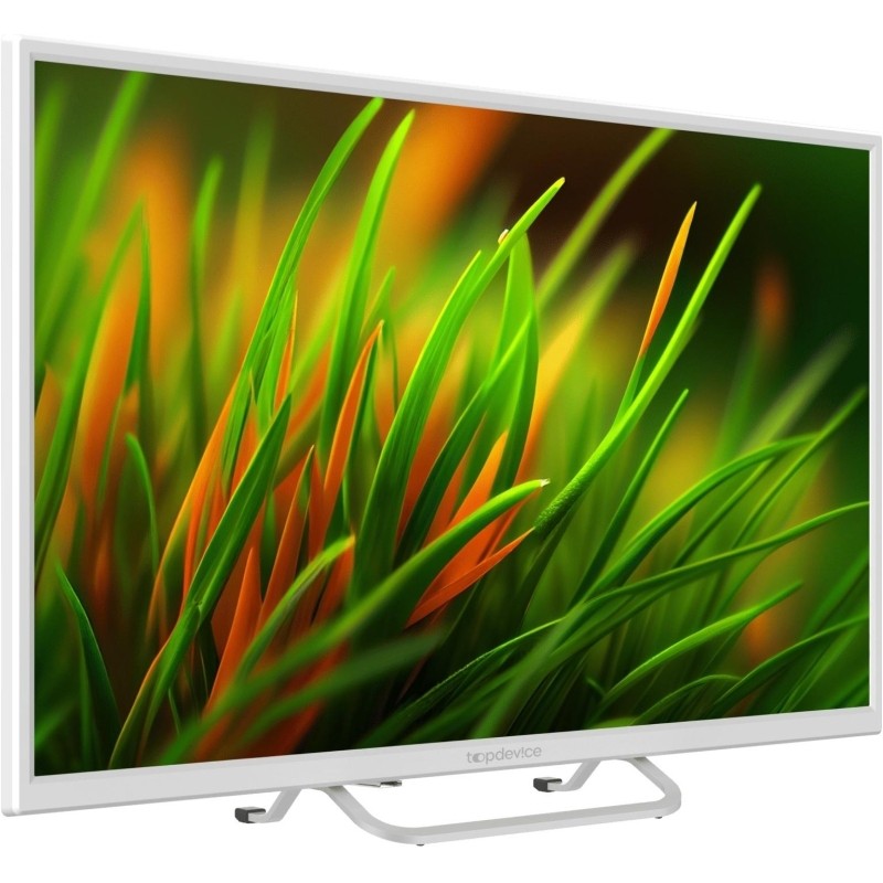 Телевизор 32 Topdevice TDTV32BS02H_WE, HD ready, смарт (WildRed) белый