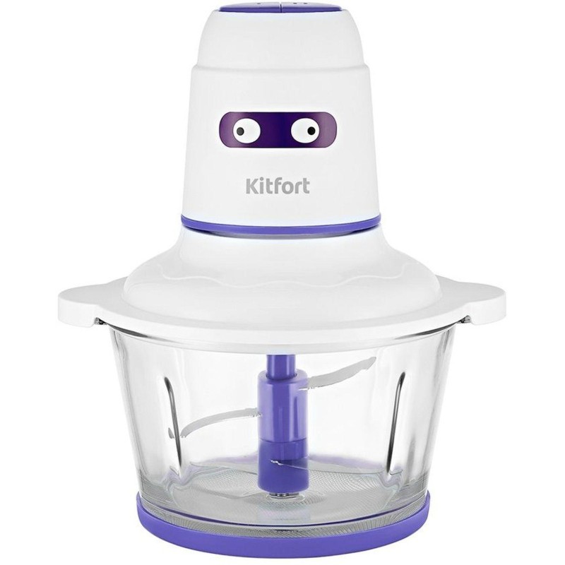 Измельчитель Kitfort КТ-3050-1 бело-фиолетовый