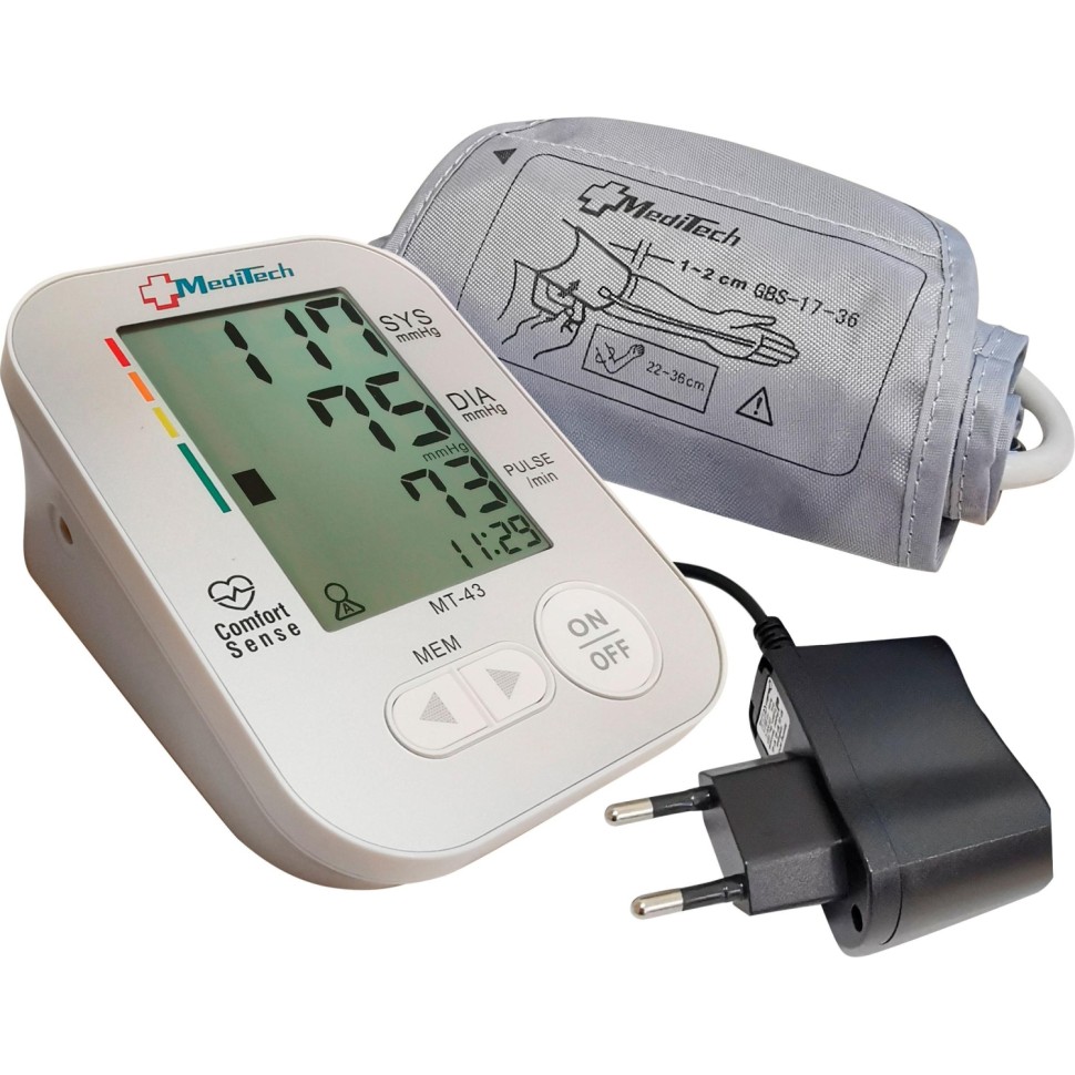 Тонометр автоматический MediTech МТ-43 с АДАПТЕРОМ