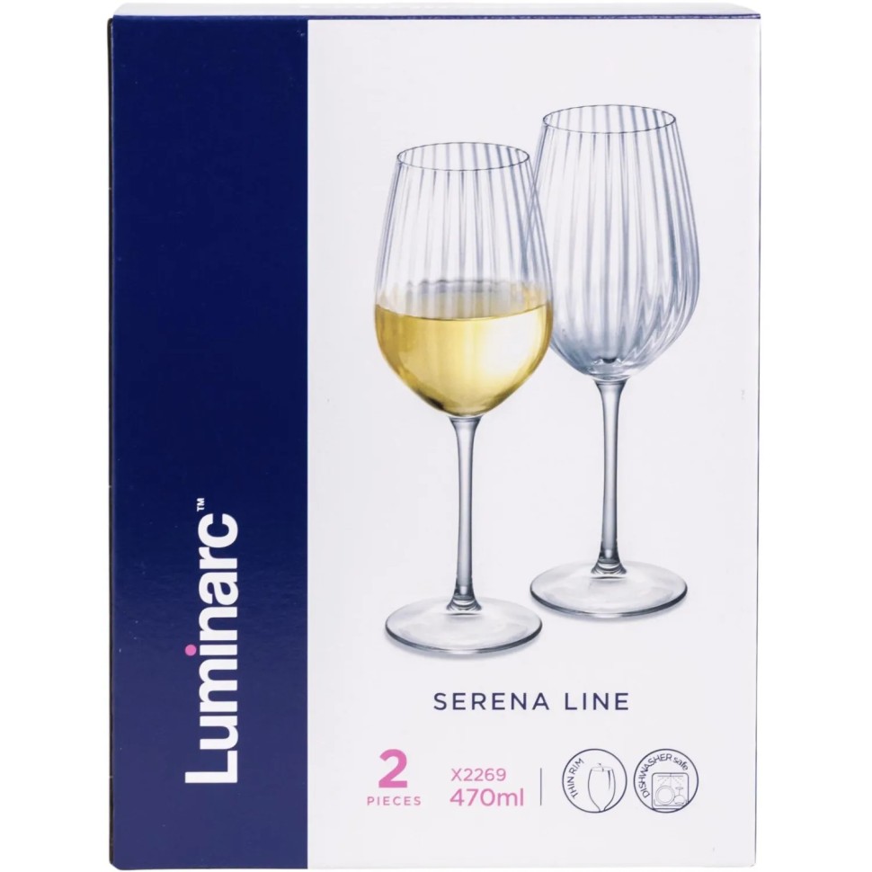 Набор бокалов для вина SERENA LINE 2шт 470мл