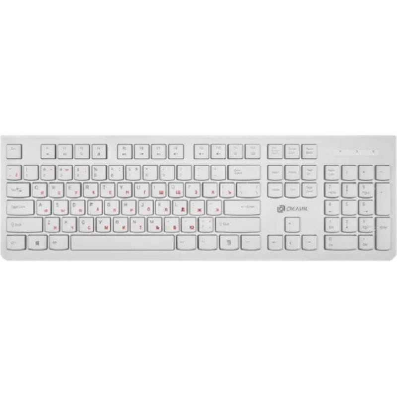 Клавиатура Oklick 505M USB, белый