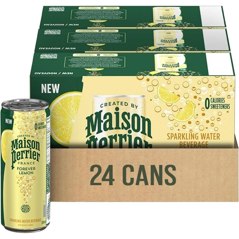 Напиток Perrier сильногаз б/а  со вкусом лимона ЖБ 0,33 л