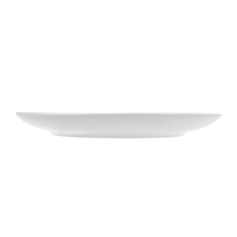 Тарелка Tvist Ivory без бортов, фарфор,D266мм, белая, фк4007