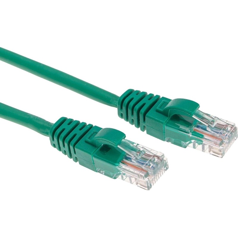 Патч-корд REXANT (02-0106-05) U/UTP, CAT 5e, 26AWG, LSZH, зеленый, 0,5м