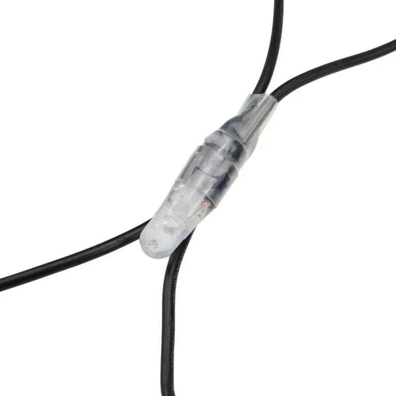 Гирлянда светодиодная Сеть 288 LED, 2х1,5м, черный ПВХ,ТЕПЛЫЙ БЕЛЫЙ 215-026