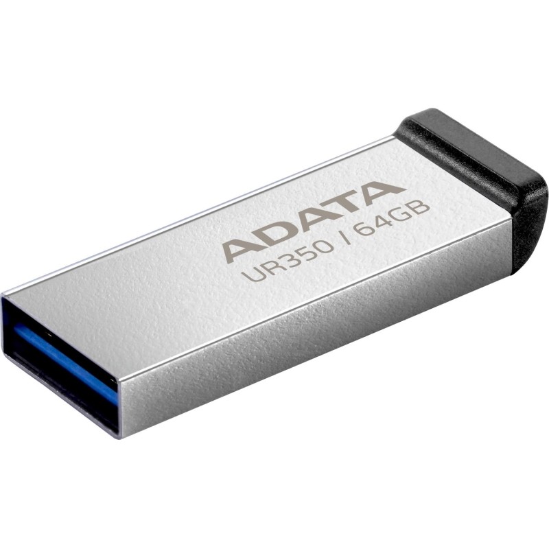 Флеш-память ADATA USB3.2 64G BLACK UR350-64G-RSR/BK
