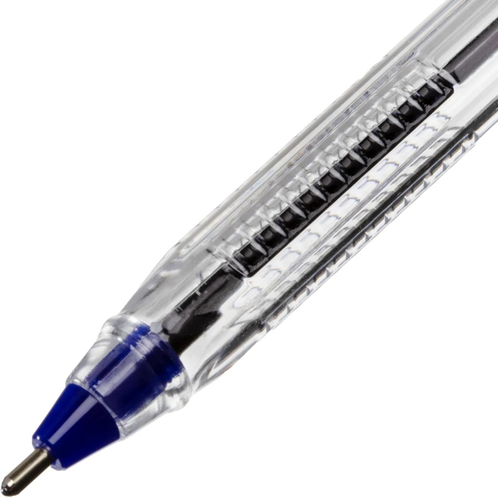 Ручка шариковая неавтоматическая Pensan Triangle синяя (толщина линии 0.7 мм)