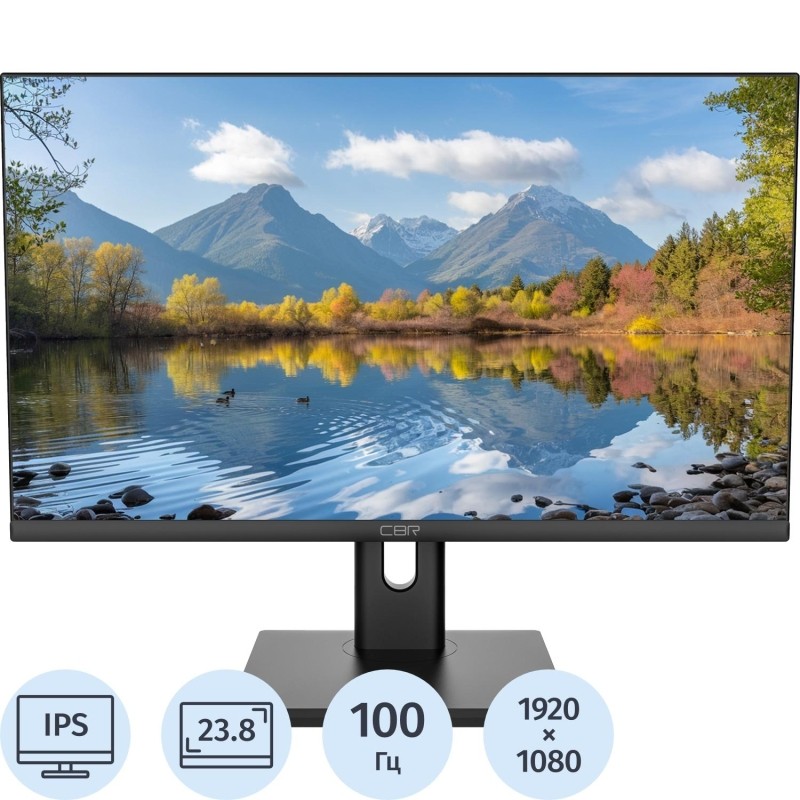 Монитор CBR MD-2401(LCD-MD2401-OPC)23.8/FHD/IPS/100Hz/5ms/250cd/HDMI /DP