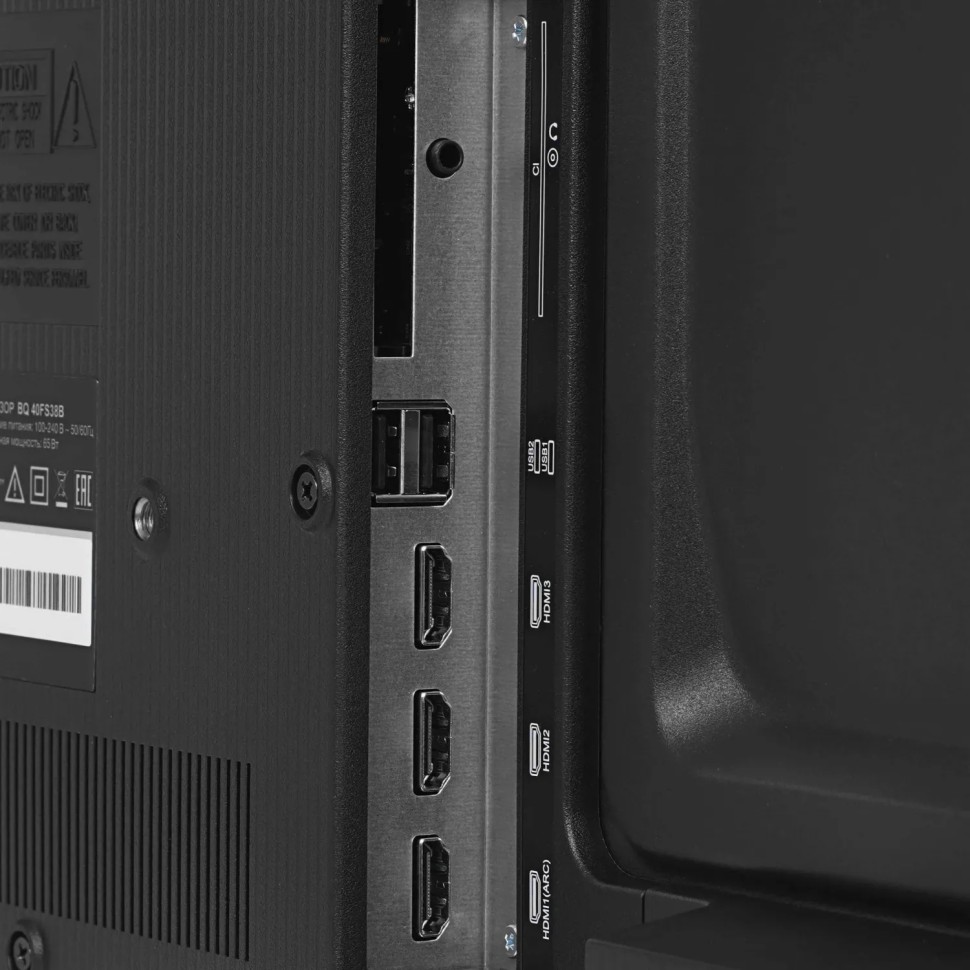 Телевизор BQ 40FS38B, FHD ready, смарт (Салют ТВ)