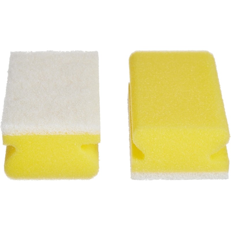 Губки для мытья посуды TASKI Scourer NonAbrasive 13x7,5см желтые 10шт/уп