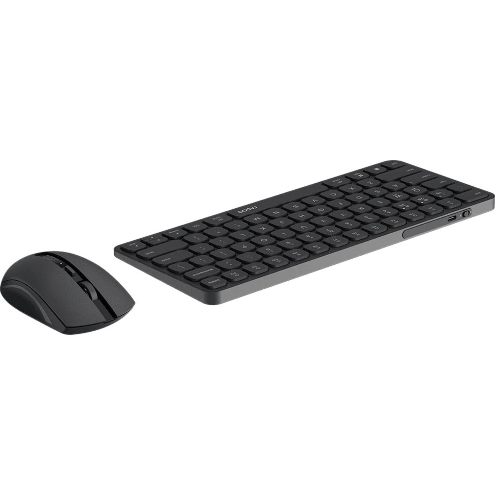 Набор клавиатура+мышь RAPOO беспроводная 9050S, цв. Dark Grey Набор клавиатура+мышь RAPOO беспроводная 9050S, цв. Dark Grey