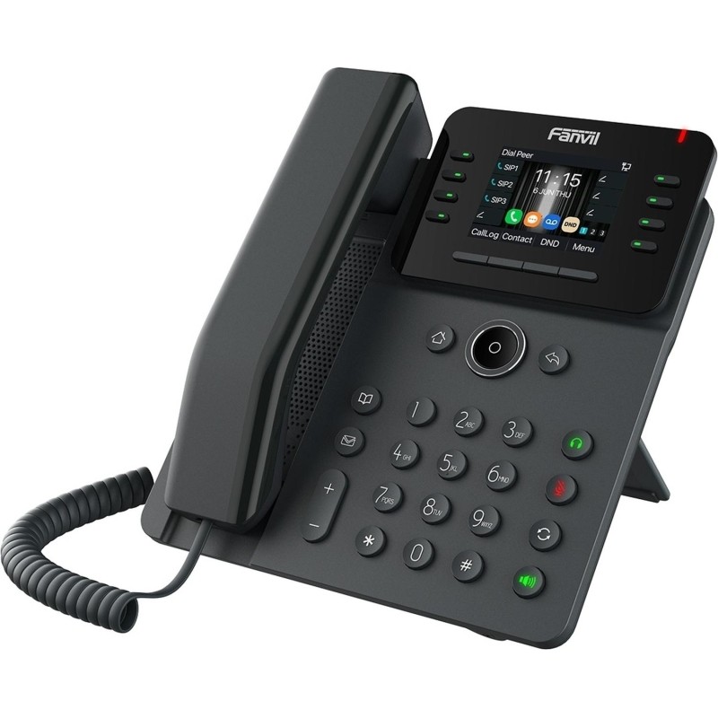 IP-телефон Fanvil V62W,HD voice, 8 SIP,2.8 Inch,Opus+IPV6,21 DSS,WIFI,PSU