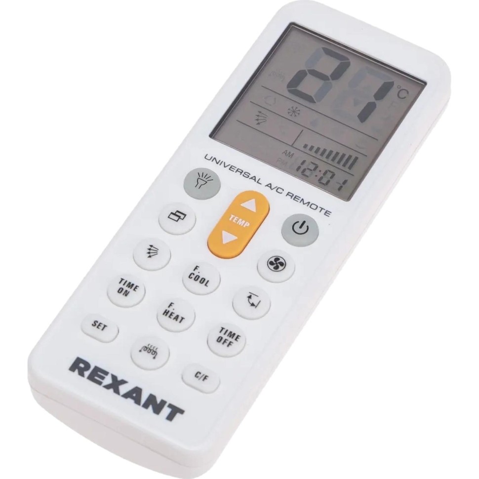 Пульт ДУ REXANT универсальный для кондиционеров (RX-102AII) (38-0105)