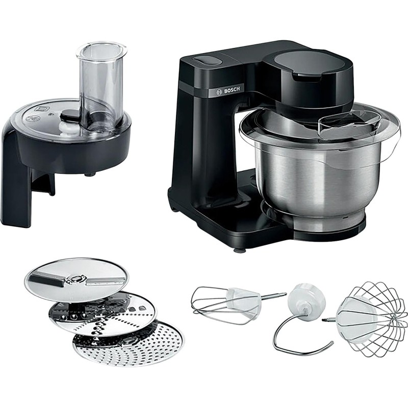 Кухонный комбайн Bosch MUMS2EB01, 700 Вт, 4 скорости,черный
