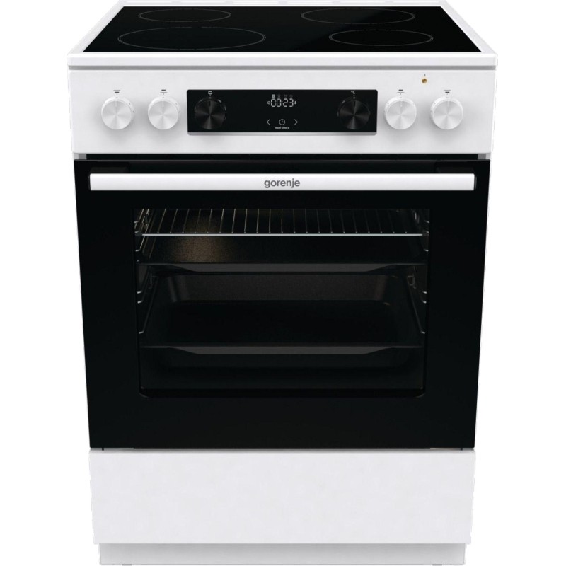 Плита Gorenje GEC6C40WD, стеклокерамическая
