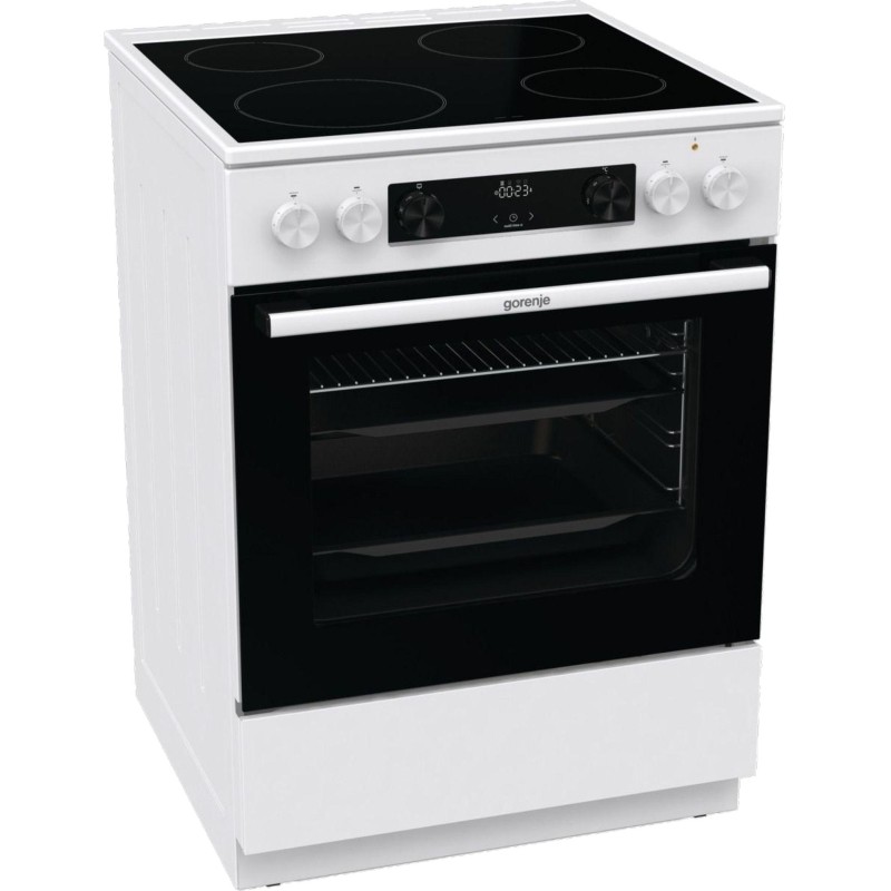 Плита Gorenje GEC6C40WD, стеклокерамическая