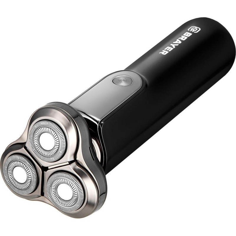 Электробритва  BRAYER 3601BR,ротор.сист,лит бат.1x800мАч,сталь.лезв