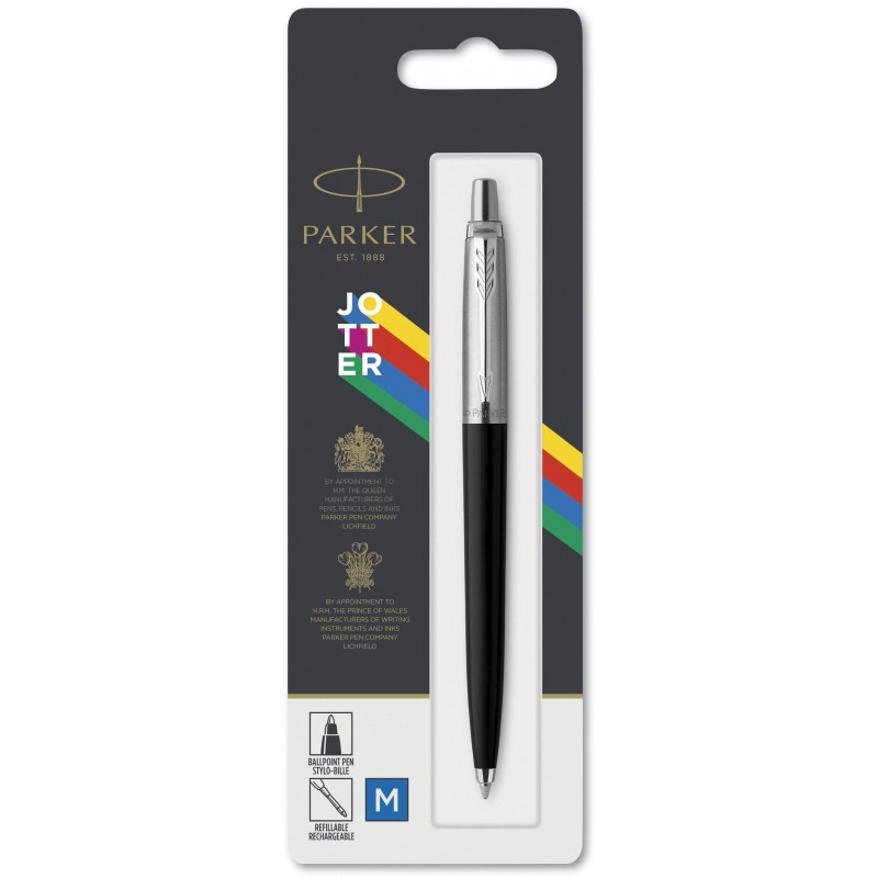 Ручка шариковая  Parker Jotter Originals Black син.стерж. блистер 2096873