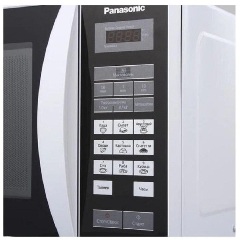 Микроволновая печь Panasonic NN-ST342WZPE, 25 л., 800ВТ, белый
